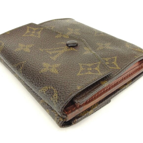 Louis Vuitton W Hook Wallet Monogram Beige Monogram Canvas Authentic Used - Picture 2 of 8